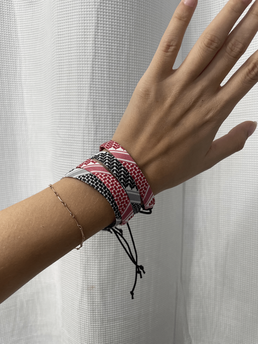 Keffiyeh Wristband Packs of 4