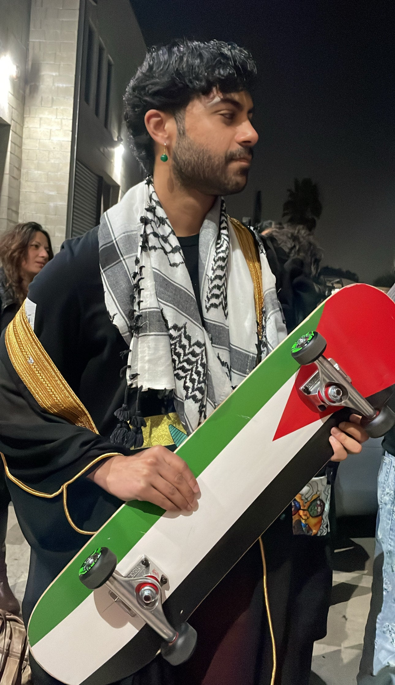 Palestine Flag Skateboard Deck