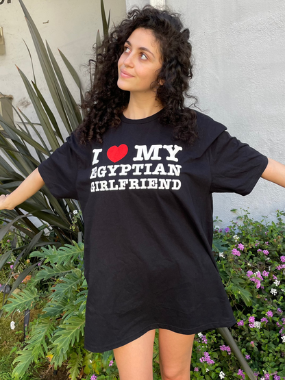 I LOVE MY EGYPTIAN GIRLFRIEND TSHIRT