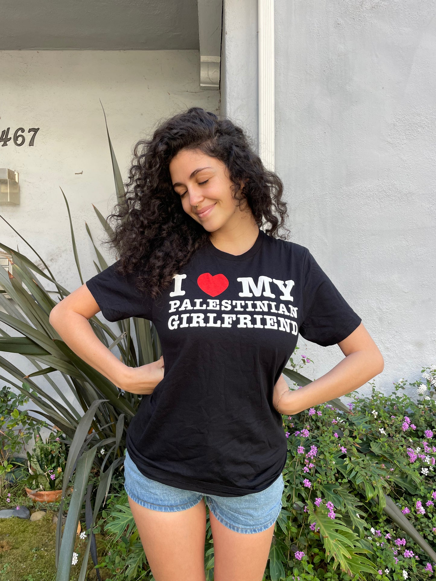 I LOVE MY PALESTINIAN GIRLFRIEND TSHIRT