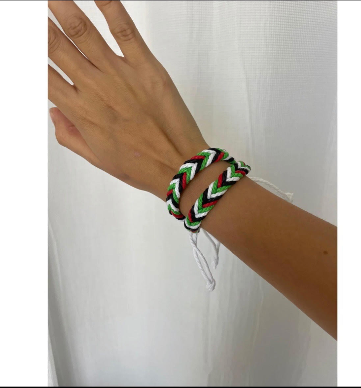 Palestine Wristband - THICK 2 PACK